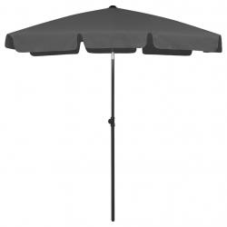 Parasol de plage anthracite 180x120 cm