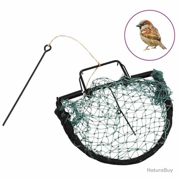 Pige  oiseaux vert 20 cm acier