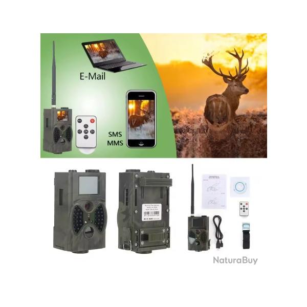Suntekcam Camra Chasse Vision Nocturne 16mp 2G MMS SMS SMTP HC300M Etanche Livraison OFFERTE