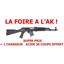 FOIRE A L'AK ! CARABINE WBP AK JACK SYNTHETIQUE CAL.7.62x39 + CHARGEUR 30 COUPS ACIER OFFERT
