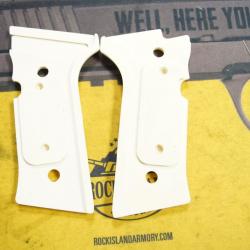Plaquette Pistolet Beretta 92 Blanc "Nacré"  Tacticalmakgrips