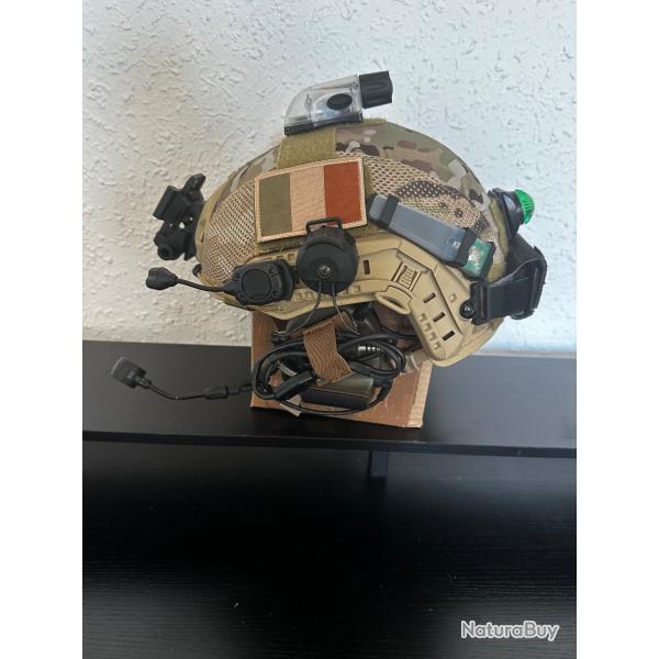 Casque balistique coyote NIJ IIIA hight cut