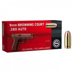 Munitions Geco 9 mm Browning Court .380 Auto boite de 50 20 Boites 1000 munitions