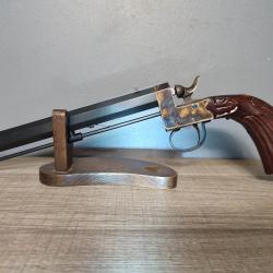 Pistolet de salon 4.5 mm Zimmer Pedersoli neuf de 1987 gros canon lourd à pans