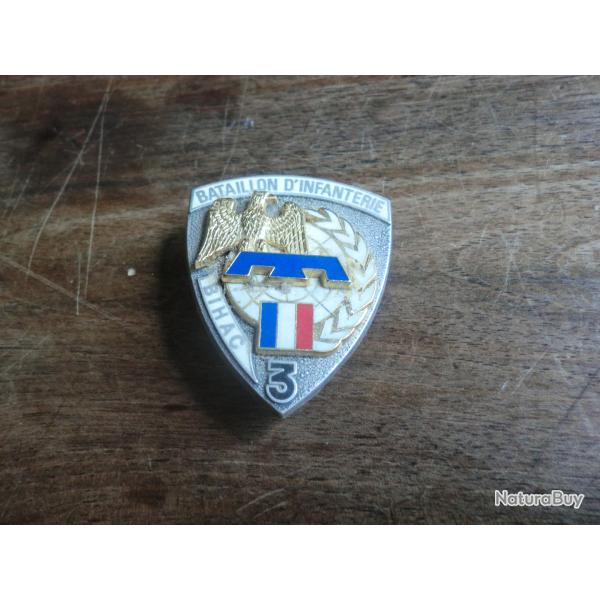 insigne 3 bataillon d'infanterie bihac / y delsart
