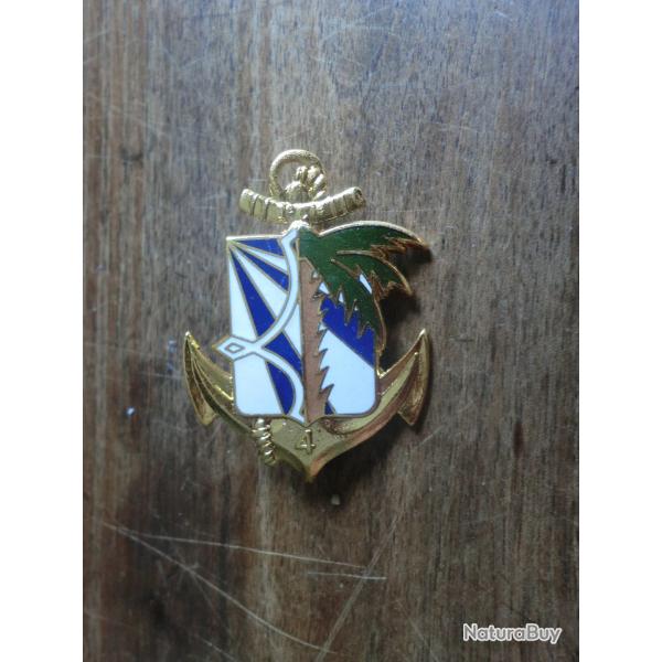 insigne 4 R.I.M.A  infanterie de marine / jys