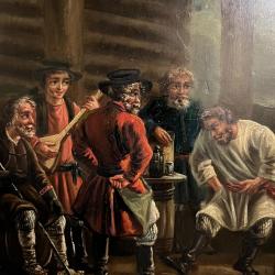 Alexander Orlowski huile sur métal personnages