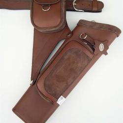 Carquois cible Gompy PT18 Elite RH Marron