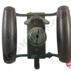 Bloc poignées arrière d'origine no copie mitrailleuse cal.50 Browning US WW2 Jeep Dodge Gmc