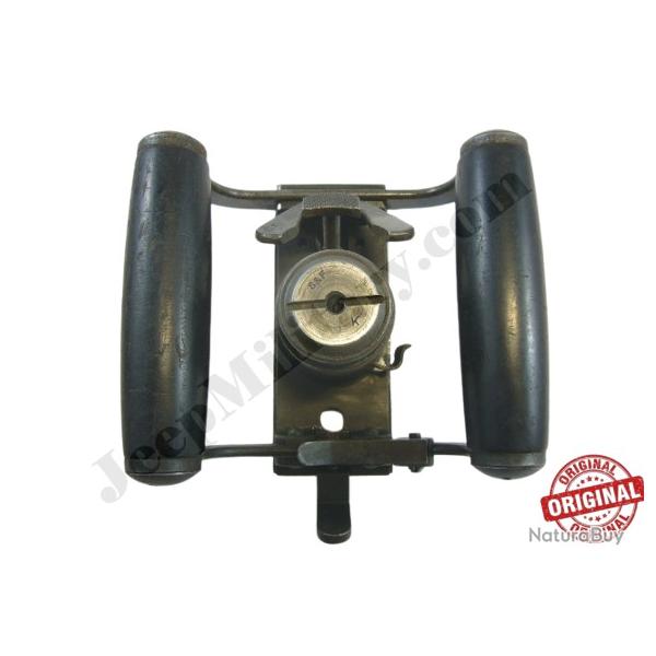 Bloc poignes arrire d'origine no copie mitrailleuse cal.50 Browning US WW2 Jeep Dodge Gmc