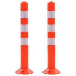 Borne de contrôle de la circulation 2 pcs Plastique 75 cm alsavelo