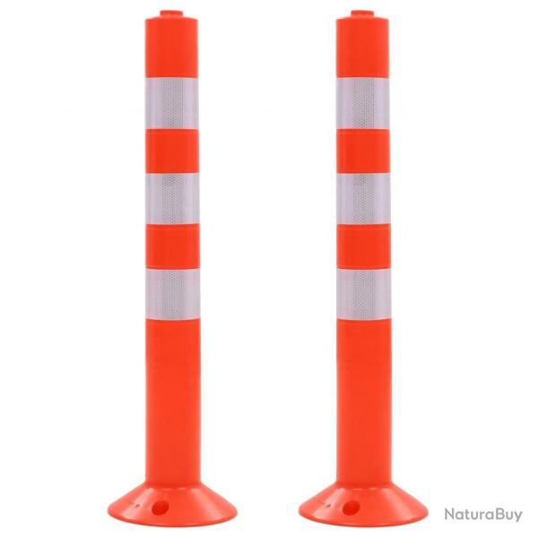 Borne de contrle de la circulation 2 pcs Plastique 75 cm alsavelo