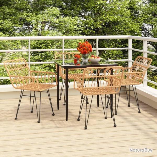 Ensemble  manger de jardin 5pcs Rsine tresse