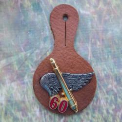 insigne militaire badge 60° RA Régiment Artillerie Drago G.2495