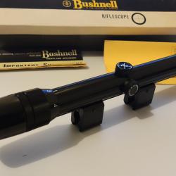 Lunette vintage BUSHNELL SCOPE CHIEF 3x - 8x 22 Japan + Boite, bonnettes et document d'origine