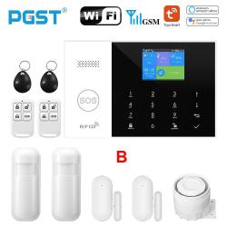 Systeme Alarme Sans Fil Wifi GSM Google Alexa, Modele: Kit B