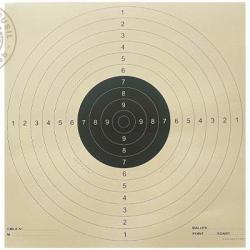 Cible de tir en carton épais - 51 x 52 cm x 25