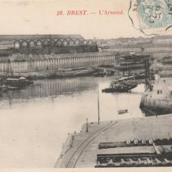 CPA - -BREST - L'ARSENAL N°526