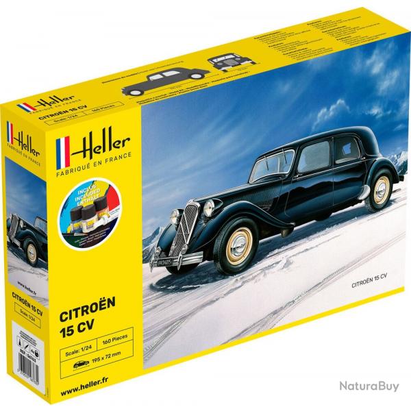 Citron 15 CV 1/24 | Heller (0000 4183) - Maquette  monter