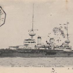 CPA - MARINE Militaire -LE L'IEANA, Cuirassé d'Escadre à Tourelles N°525