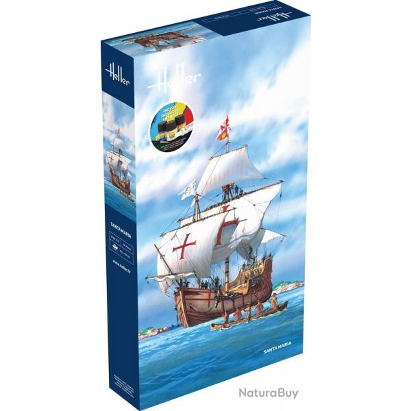 Santa Maria 1/75 | Heller (0000 4186) - Maquette  monter