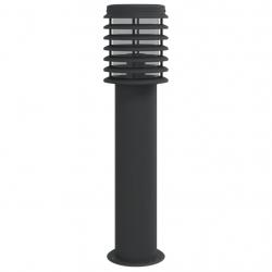 Lampadaire d'extérieur 60 cm acier inoxydable noir 02_0042509