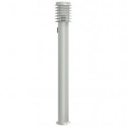 Lampadaire d'extérieur et sortie argenté 110 cm acier inoxydable Argent 02_0042532