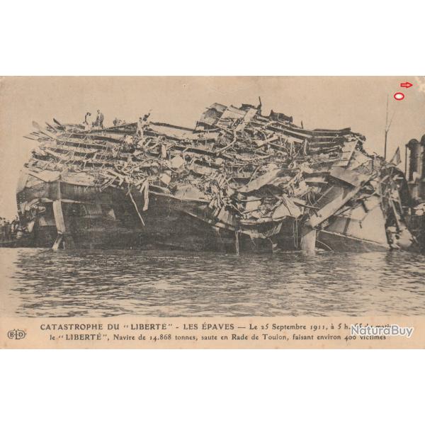 CPA - Catastrophe du "La Libert" LES PAVES -Le 25 Septembre1911 a 5h.55 du matin N523