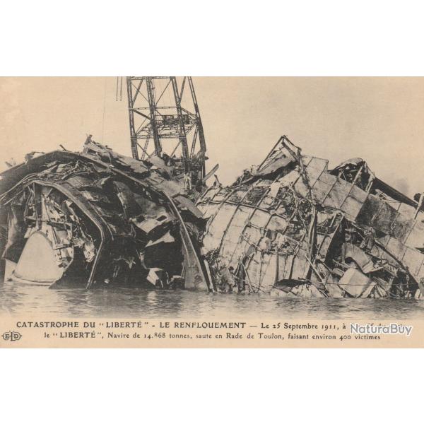 CPA - Catastrophe du "La Libert" LES PAVES -Le 25 Septembre1911 a 5h.55 du matin N529