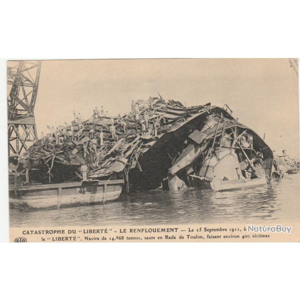 CPA - Catastrophe du "La Libert" LES PAVES -Le 25 Septembre1911 a 5h.55 du matin N531