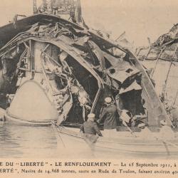 CPA - Catastrophe du "La Liberté" LES ÉPAVES -Le 25 Septembre1911 a 5h.55 du matin N°530