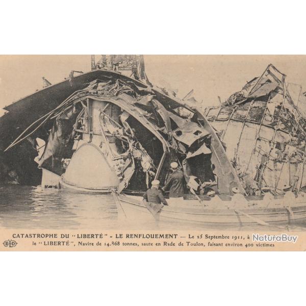 CPA - Catastrophe du "La Libert" LES PAVES -Le 25 Septembre1911 a 5h.55 du matin N530