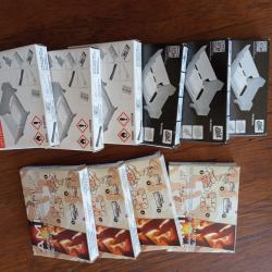 Lots de 10 Réchaud ensemble de réchauffage