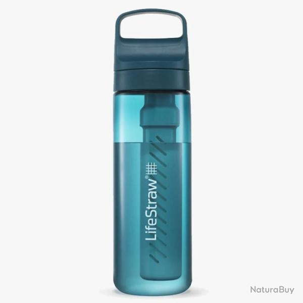 Gourde filtre  eau Lifestraw Go Series 650 ml bleu turquoise