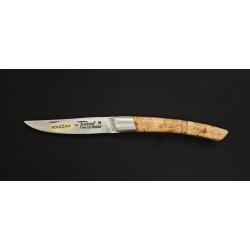 Le Thiers Par le Fidèle T11BL11 Couteau pliant - manche bois de bouleau