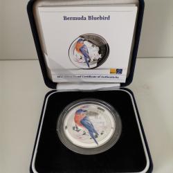 Pièce collection Bermuda Bluebird argent 2011 neuve 1000 pièces