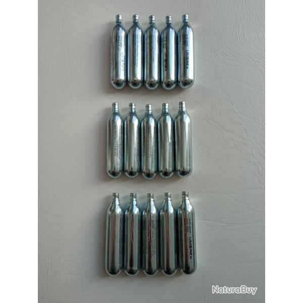 15 Sparclettes capsules CO2 umarex