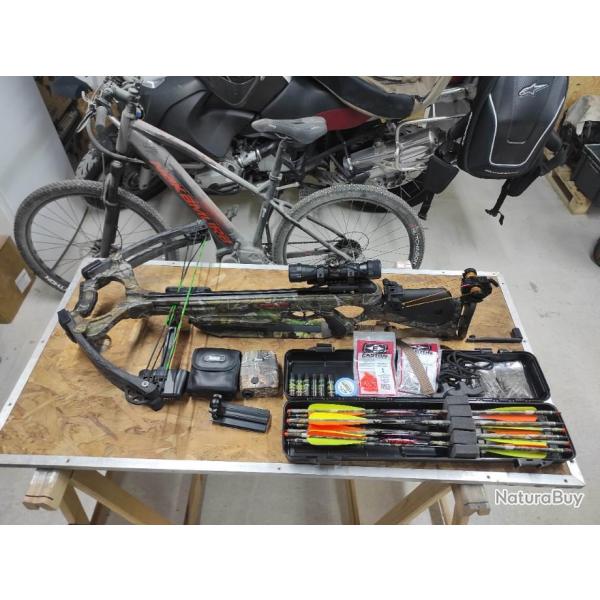 Arbalte Barnett Predator 175 livres avec nombreux accessoires