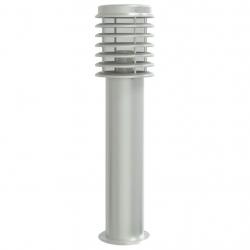 Lampadaire d'extérieur argenté 60 cm acier inoxydable Argent 02_0042517