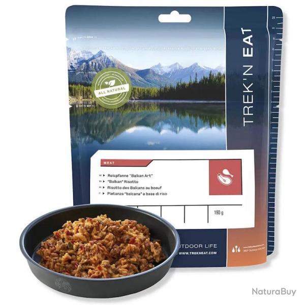 Repas lyophilis Trek'n Eat Risotto des Balkans au boeuf