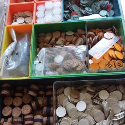 Un lot pour le rechargement en calibre 16
