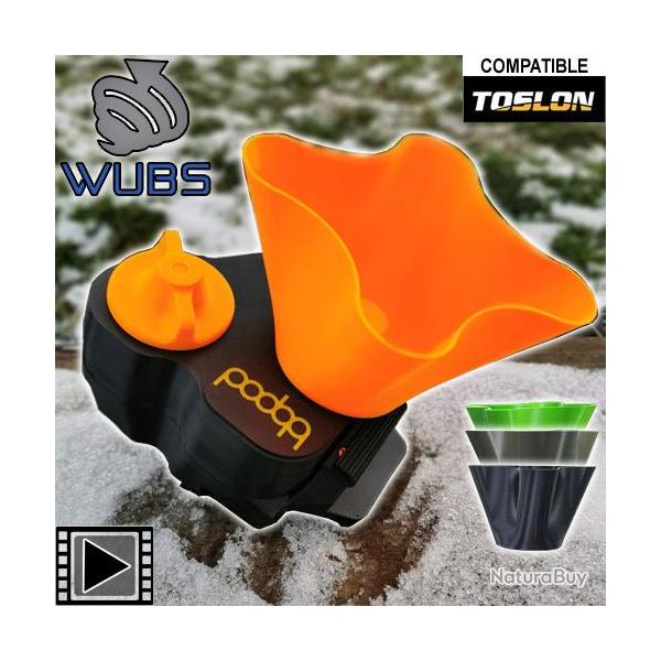 Epandeur Bait Boat Pod Wubs pour Toslon X-Boat Army Green