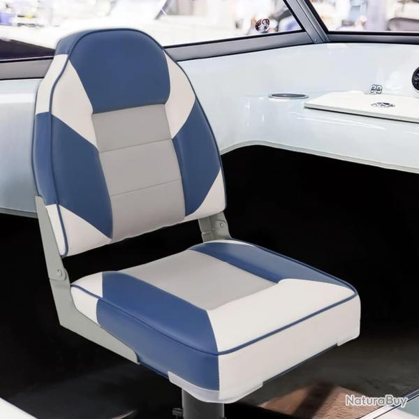 Ensemble de siges de bateau pliables lot de 2 dossier haut