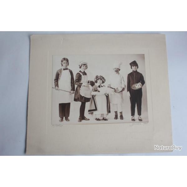 Photographie Enfants Paul Bonzon Escalade 1928 Genve Suisse