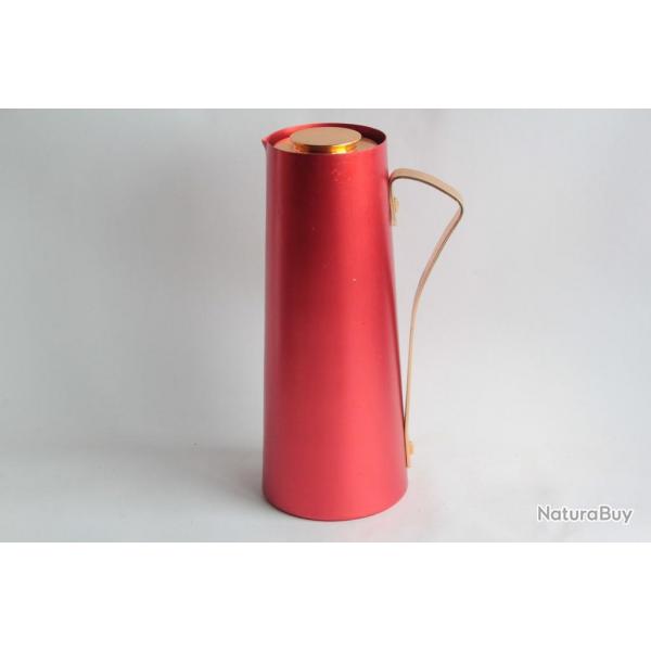 Pichet isotherme aluminium anodis rouge