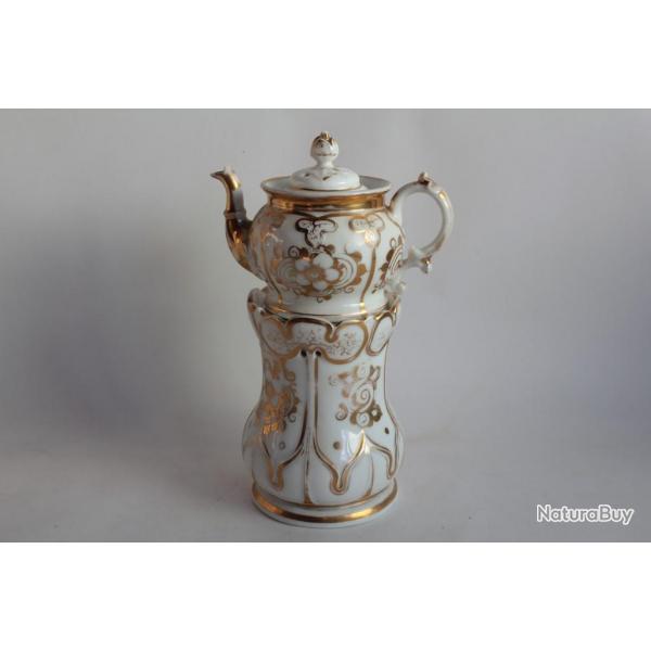 Tisanire porcelaine de Paris XIXe sicle