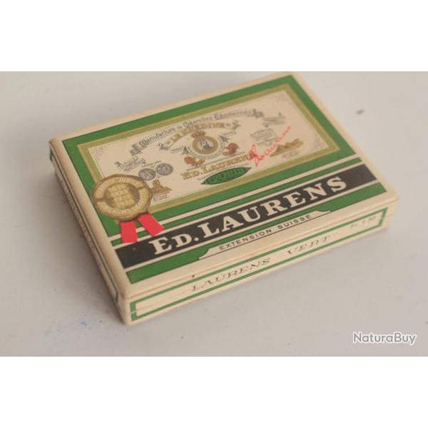 Bote  cigarettes carton Ed. Laurens Vert Jubil extension Suisse