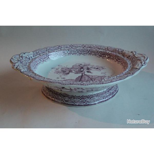 MINTON Coupe  fruits faence Trellis & Plants