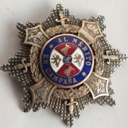 Médaille militaire Croix du mérite en Campagne Espagne