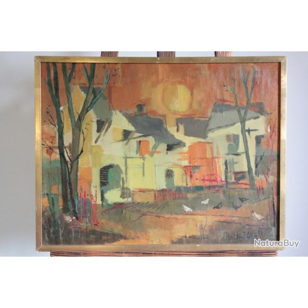 Tableau Peinture  l'huile Hans ECKERT
